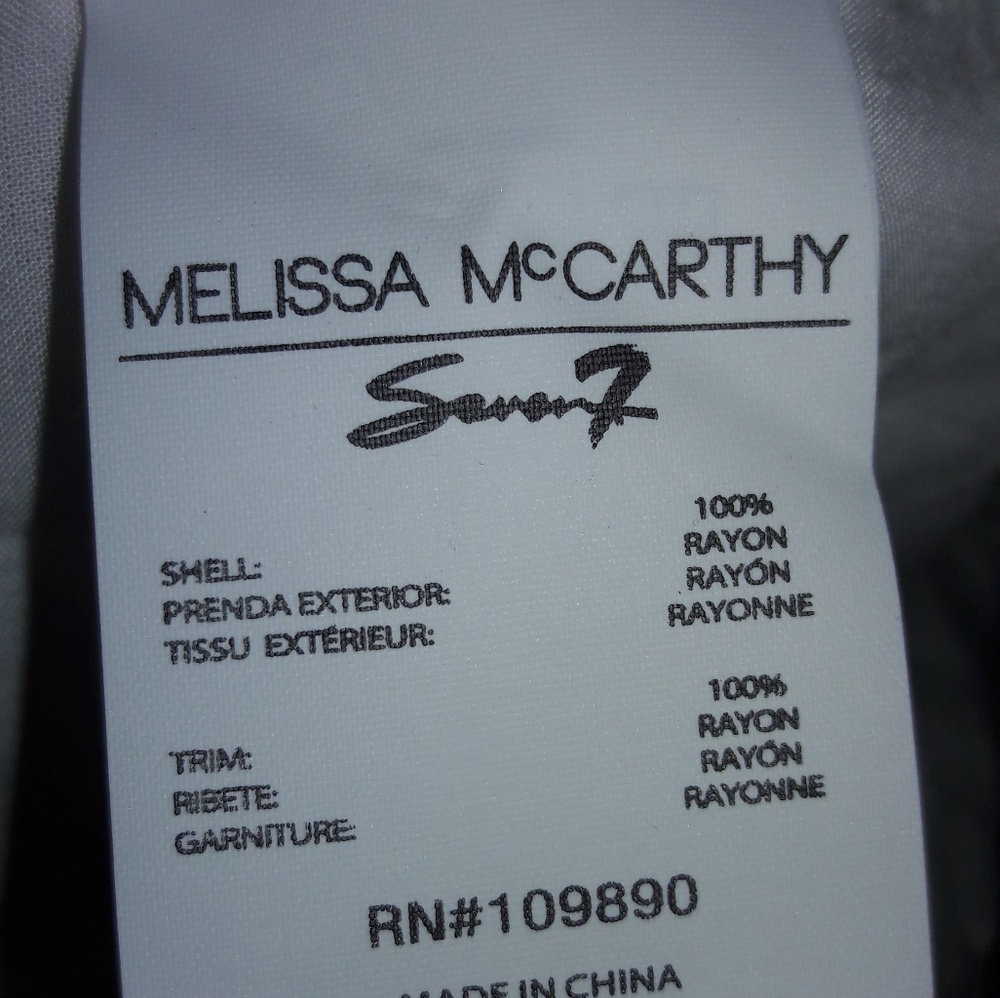 NWT Melissa McCarthy white tunic - Picture 6 of 8